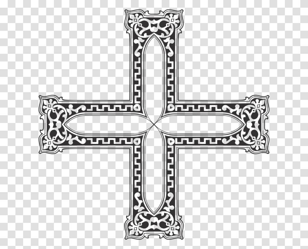 Decorative Cross Cross, Crucifix, Gun, Weapon Transparent Png