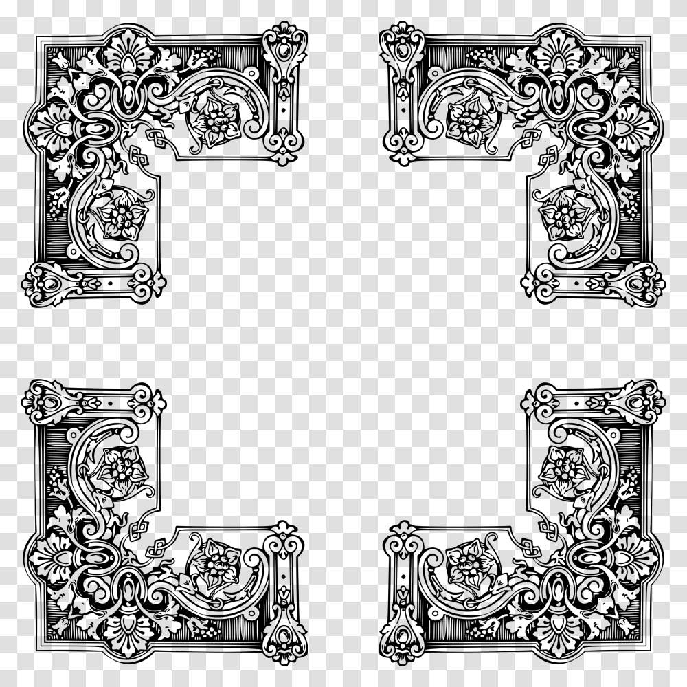 Decorative Divider Extended Icons, Gray, World Of Warcraft Transparent Png