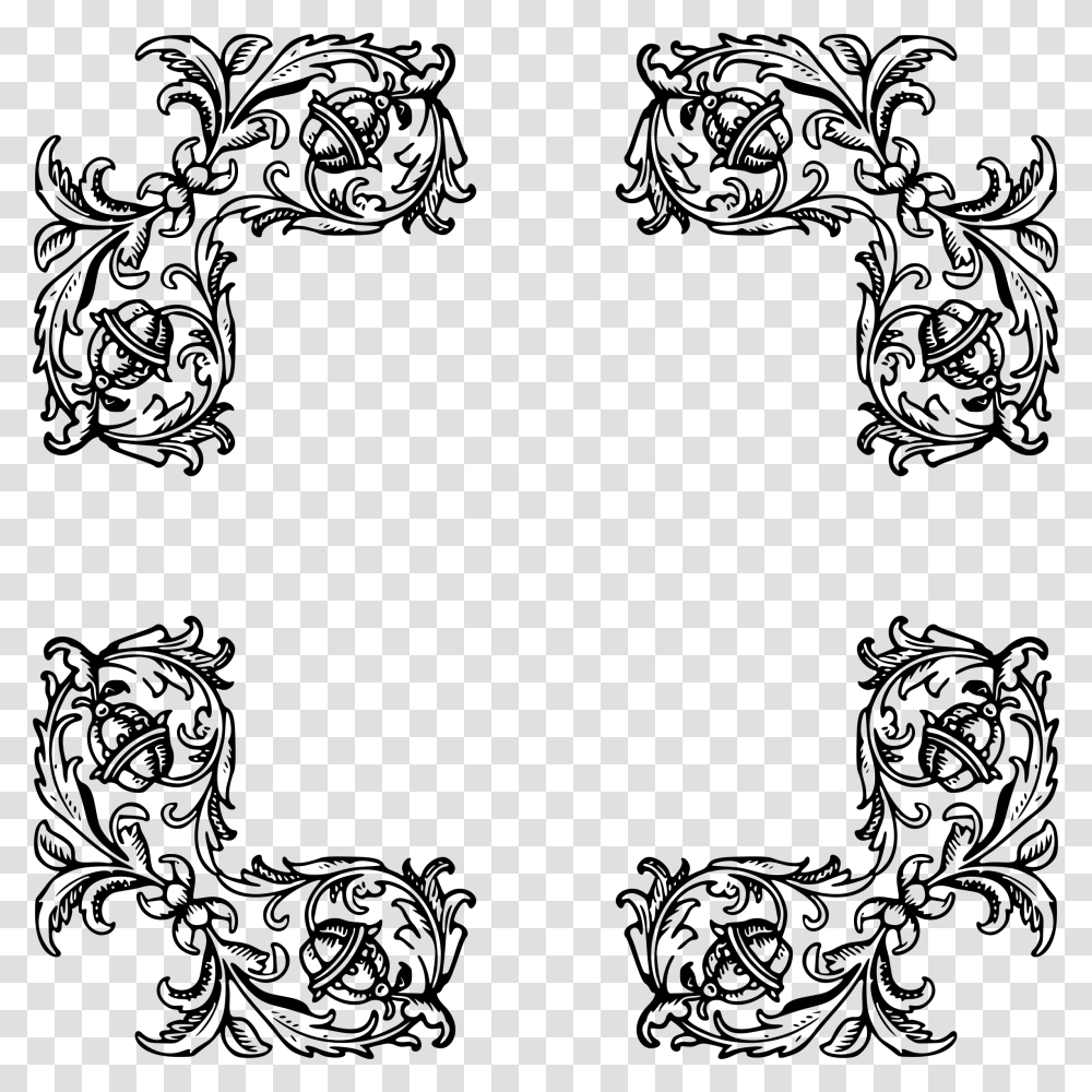 Decorative Divider Extended Icons, Gray, World Of Warcraft Transparent Png