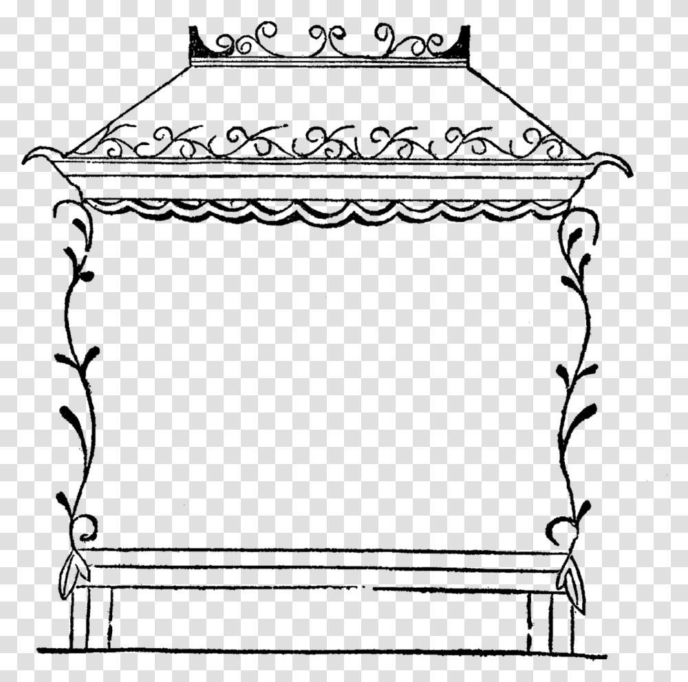 Decorative Frame Bench, Silhouette, Jar, Pottery, Crypt Transparent Png