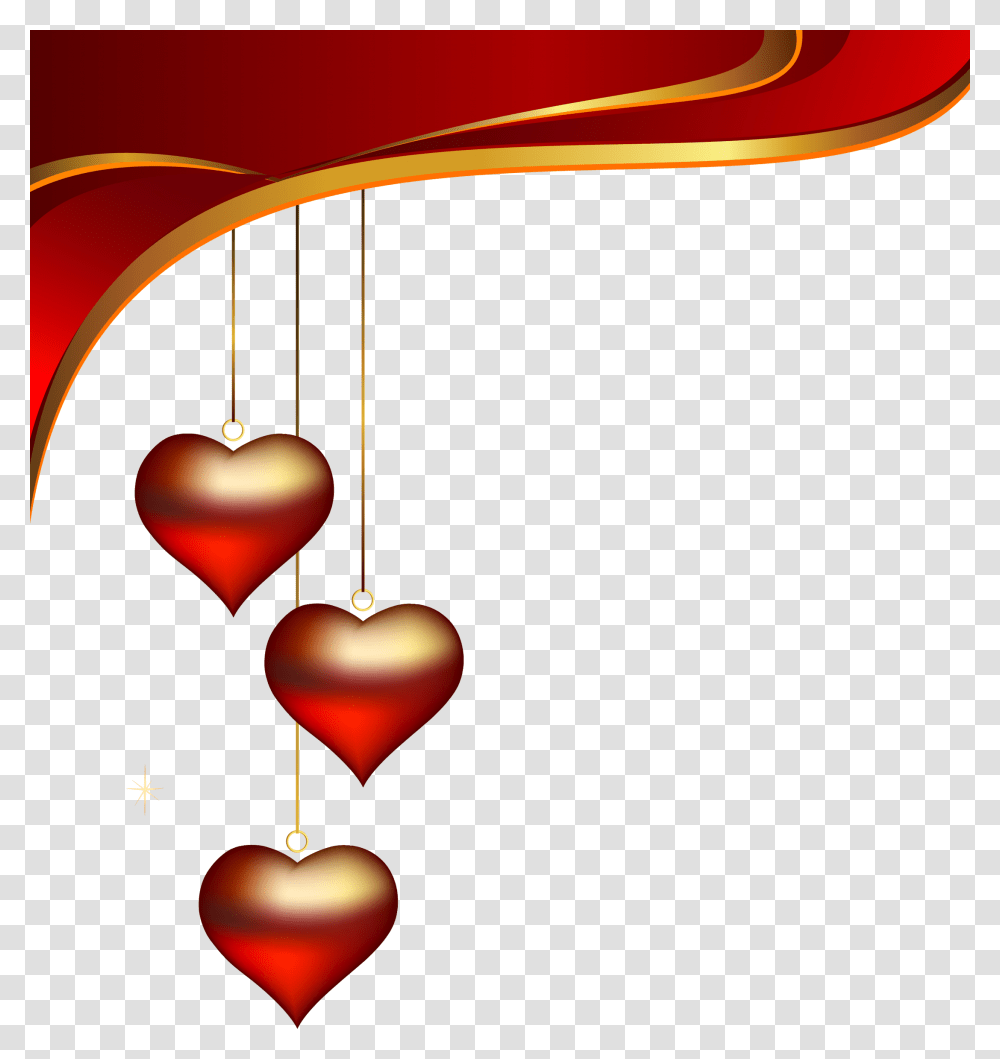 Decorative Hearts Pendants Element Gallery, Lamp, Plant, Tree Transparent Png