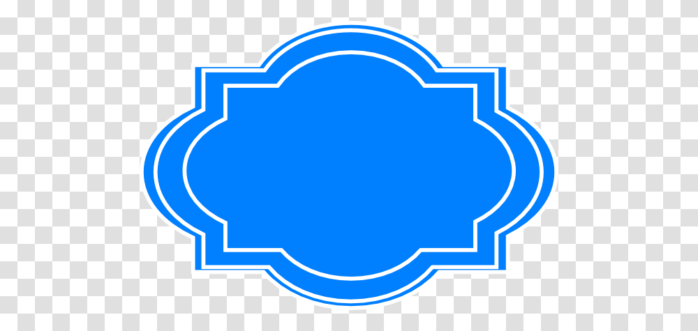 Decorative Label Blue Clip Art, Logo, Trademark Transparent Png