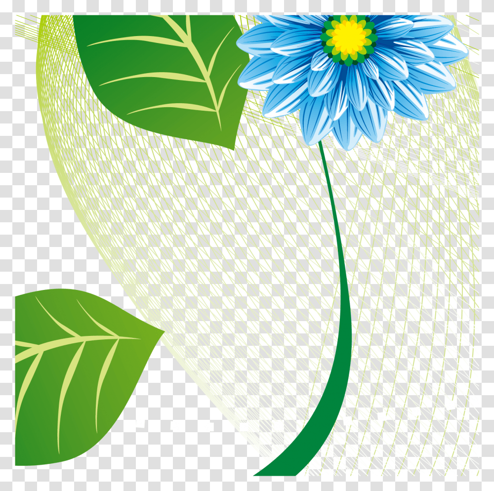 Decorative Leaf Image African Daisy, Plant, Flower, Pattern, Sphere Transparent Png