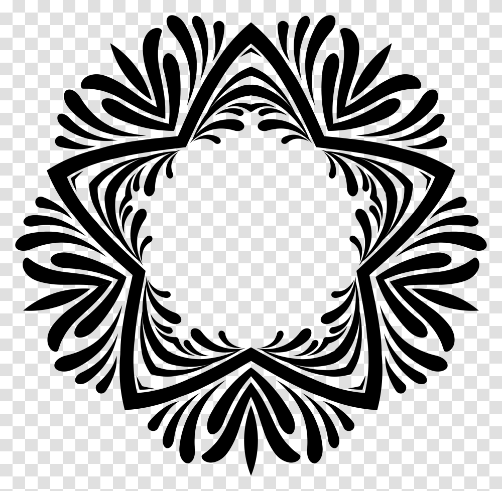 Decorative Lineart 11 Clip Arts Black And White Pattern, Gray, World Of Warcraft Transparent Png