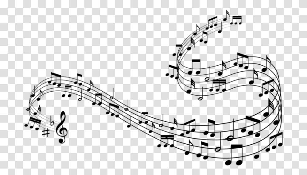 Decorative Music Notes Clipart Background Music Notes, Gray, World Of Warcraft Transparent Png