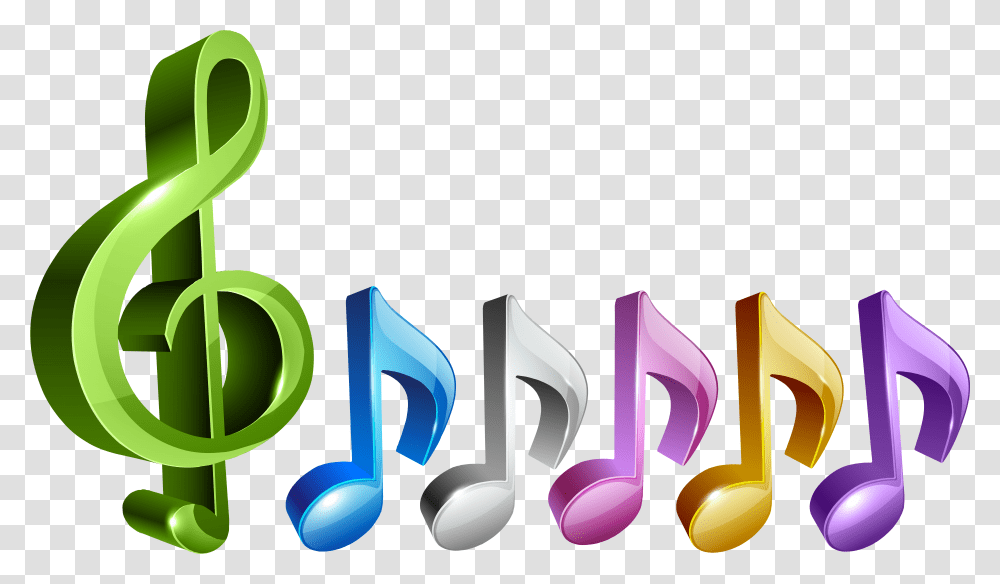 Decorative Music Notes Clipart Note Decorative Music, Number Transparent Png
