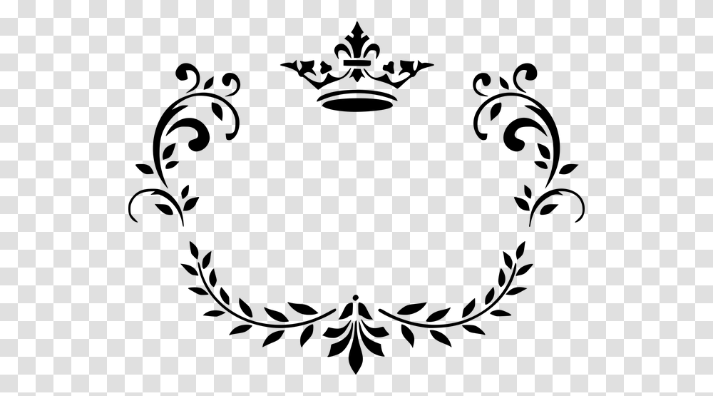 Decorative Ornamental Floral Flourish Abstract Ornamental Floral, Gray, World Of Warcraft Transparent Png