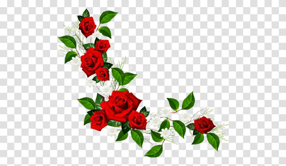 Decorative Rose Clipart Cvetia Flowers Red Roses, Floral Design, Pattern, Plant Transparent Png