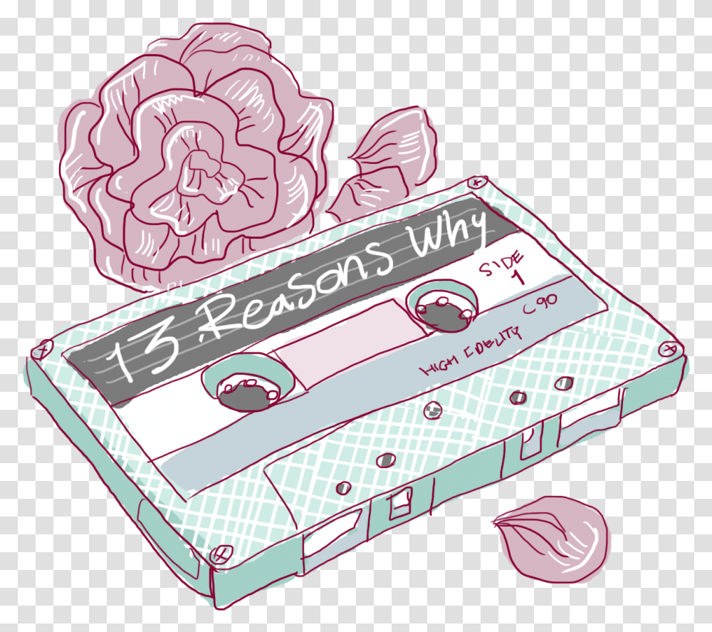 Decorative Rubber Stamp Cassette 13 Reasons Why, Birthday Cake, Dessert, Food Transparent Png