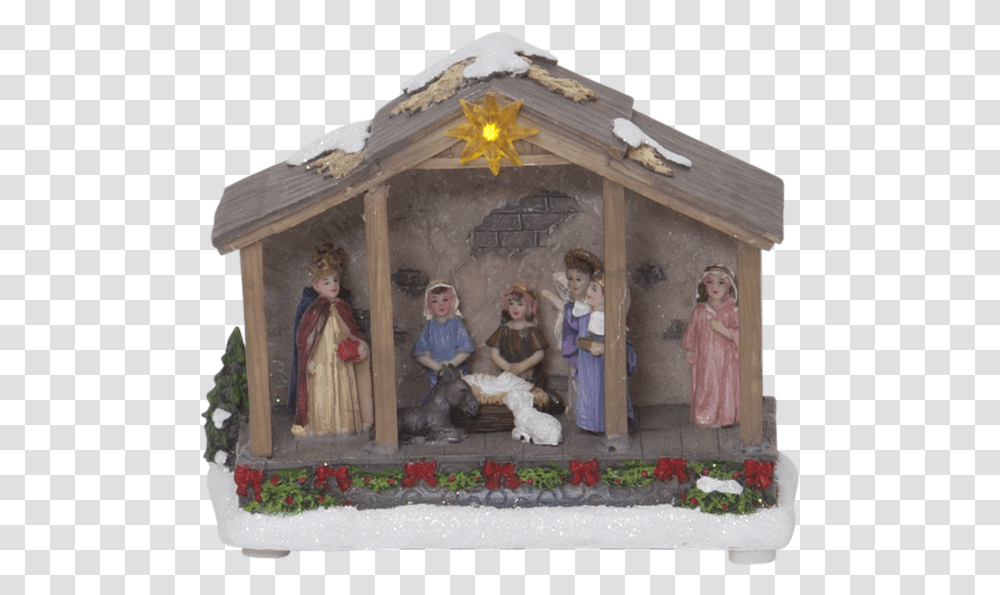 Decorative Scenery Nativity Star Trading Star Trading Led Krippe Nativity, Person, Human, Art, Altar Transparent Png