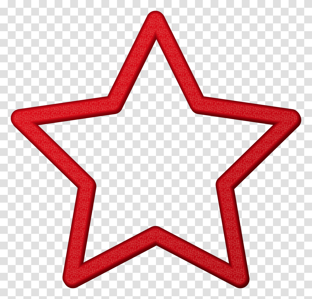 Decorative Star Border Frame Clip, Star Symbol Transparent Png