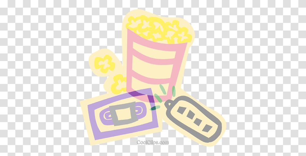 Decorative Symbol Video Time Popcorn Royalty Free Vector Clip, Food Transparent Png