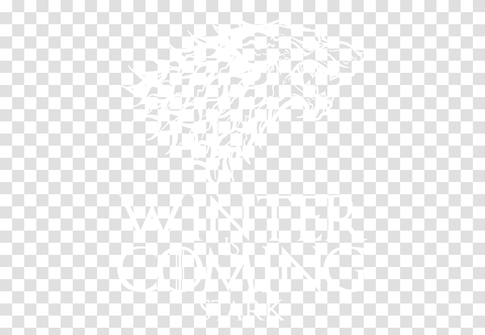 Decorative Vinyl Game Of Thrones Winter Is Coming Stark Game Of Thrones Tshirt Winter Is Coming, Text, Stencil, Symbol, Statue Transparent Png