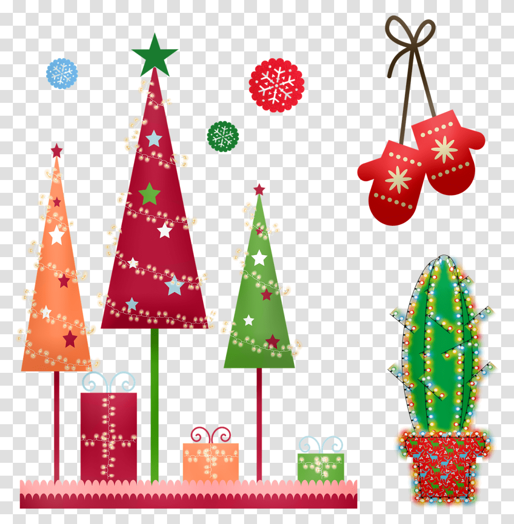 Decori Di Natale Vettoriale, Tree, Plant, Ornament, Christmas Tree Transparent Png