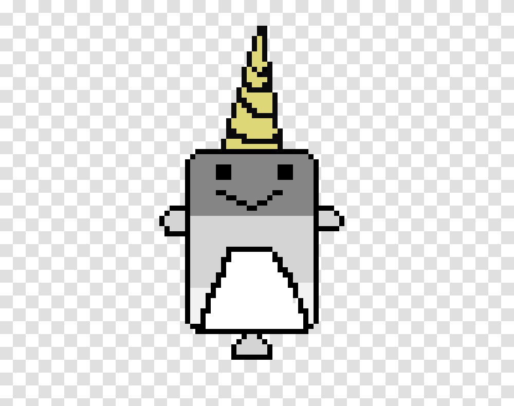 Deeeepio Narwhal Pixel Art Maker, Adapter, Plug Transparent Png