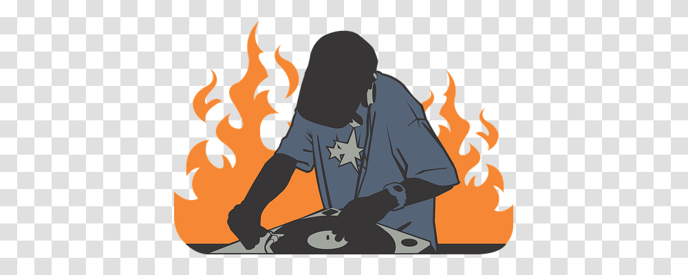 Deejay Person, Human, Performer, Kneeling Transparent Png