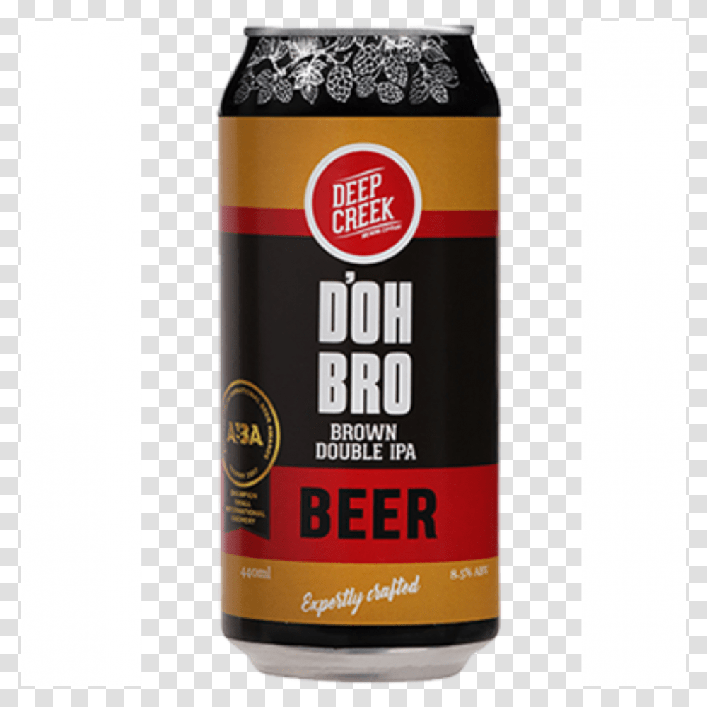 Deep Creek Dobbo Double Brown Ipa Can, Beverage, Drink, Beer, Alcohol Transparent Png