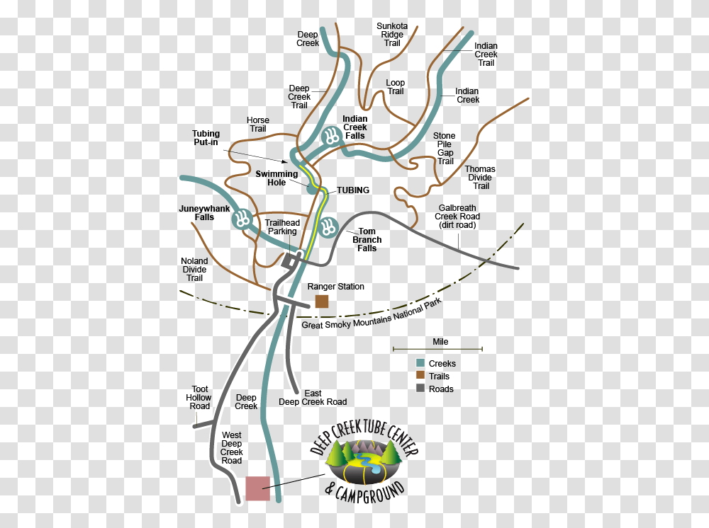 Deep Creek Trail Map, Plot, Diagram, Vegetation, Plant Transparent Png