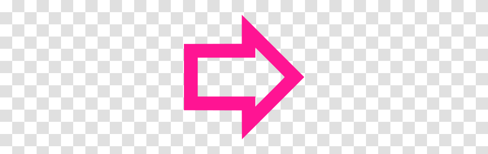 Deep Pink Arrow Icon, Logo, Trademark Transparent Png