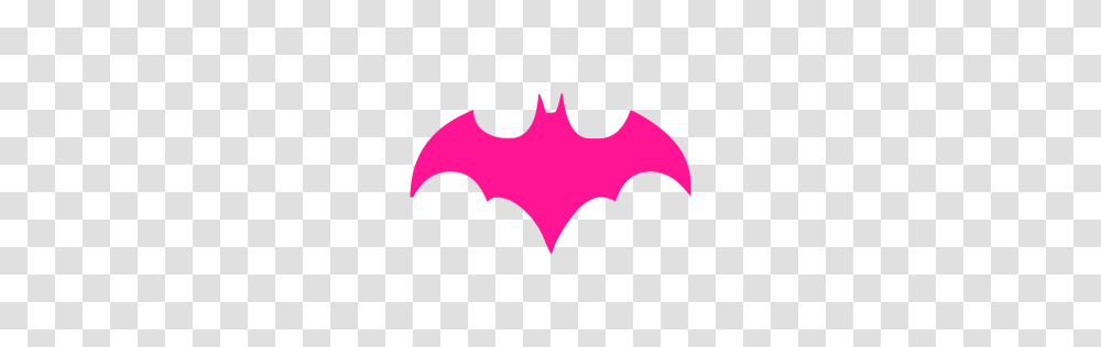 Deep Pink Batman Icon, Logo, Trademark Transparent Png