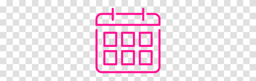 Deep Pink Calendar Icon, Logo, Trademark Transparent Png
