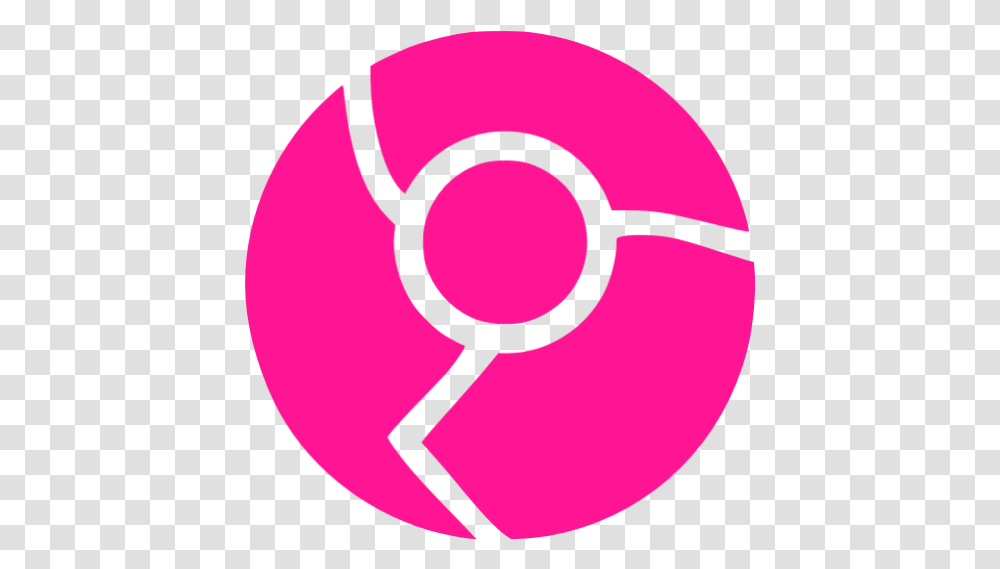 Deep Pink Chrome 3 Icon Free Deep Pink Browser Icons Pink Google Chrome Icon, Logo, Symbol, Trademark, Dynamite Transparent Png