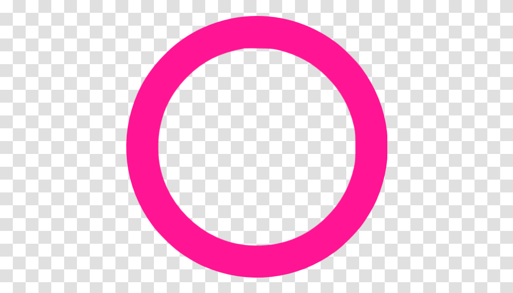 Deep Pink Circle Outline Icon Free Deep Pink Shape Icons Circle, Moon, Outdoors, Nature, Text Transparent Png