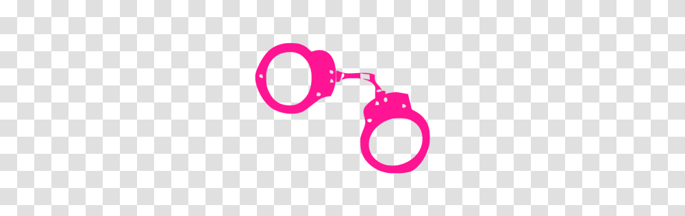 Deep Pink Handcuffs Icon, Logo, Trademark Transparent Png