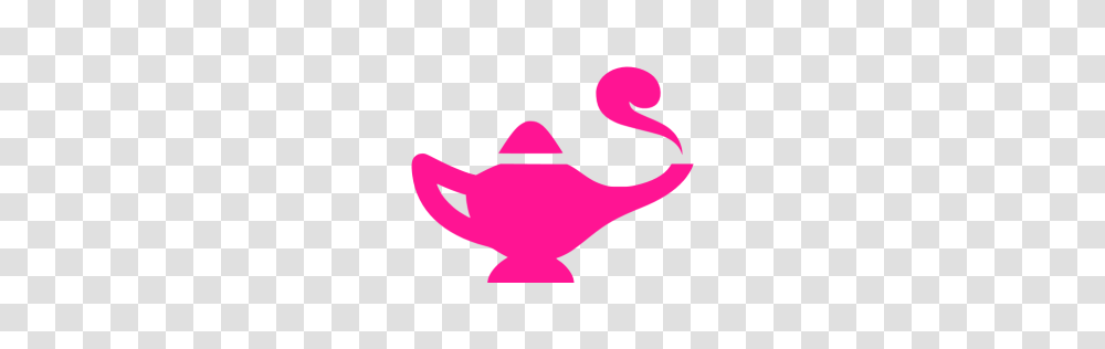 Deep Pink Lamp Genie Icon, Logo, Trademark Transparent Png