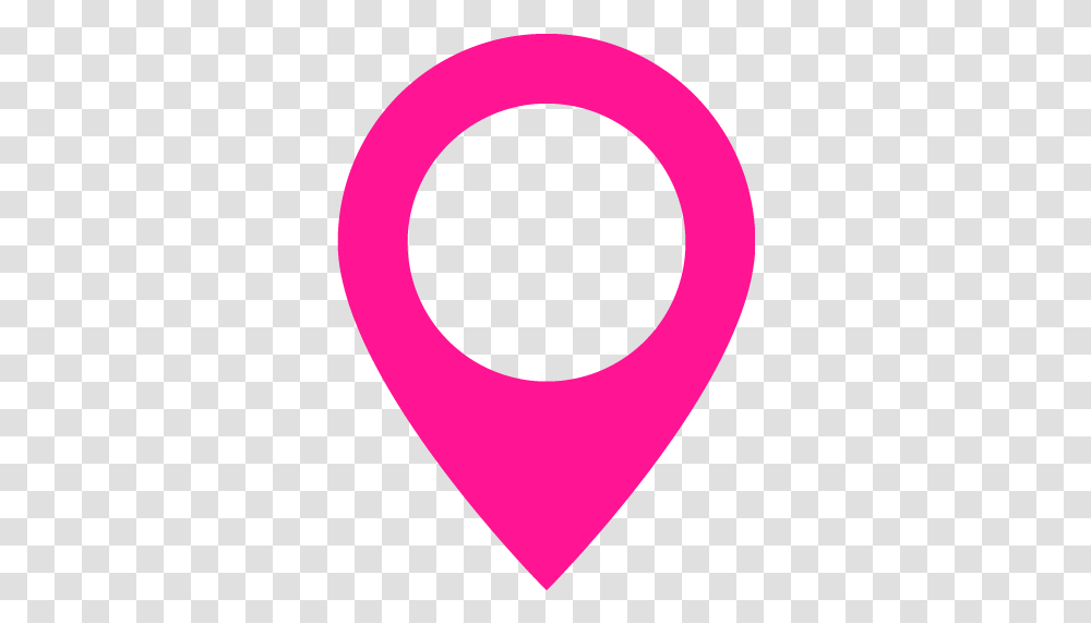 Deep Pink Map Marker 2 Icon Free Deep Pink Map Icons Map Pin Icon Pink, Heart, Pottery, Path, Alphabet Transparent Png