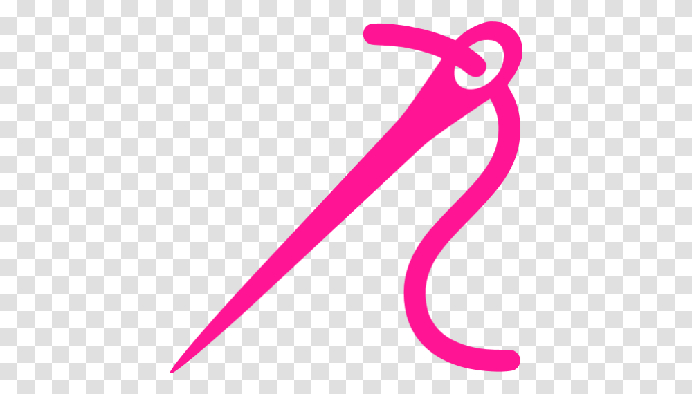Deep Pink Needle Icon Free Deep Pink Needle Icons Pink Needle, Axe, Tool, Hammer Transparent Png