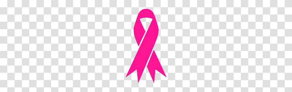 Deep Pink Ribbon Icon, Logo, Trademark Transparent Png