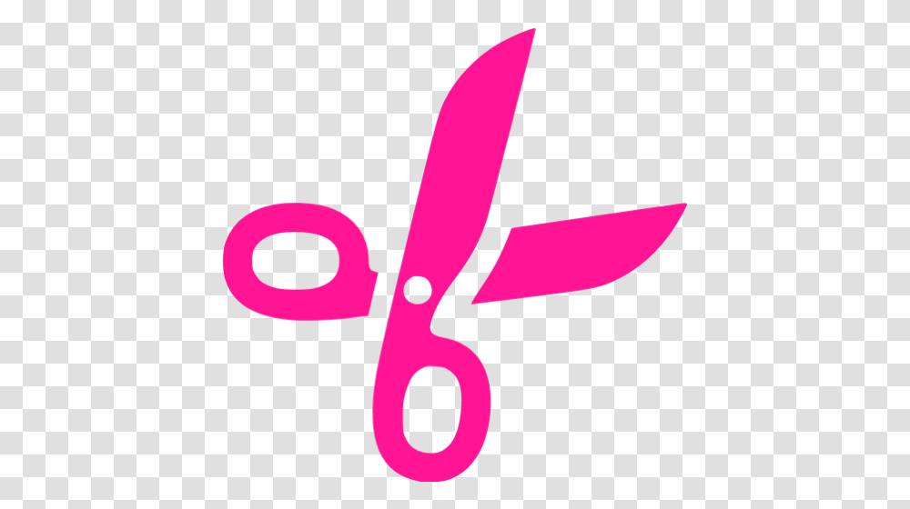 Deep Pink Scissors 2 Icon Dot, Weapon, Weaponry, Blade, Shears Transparent Png