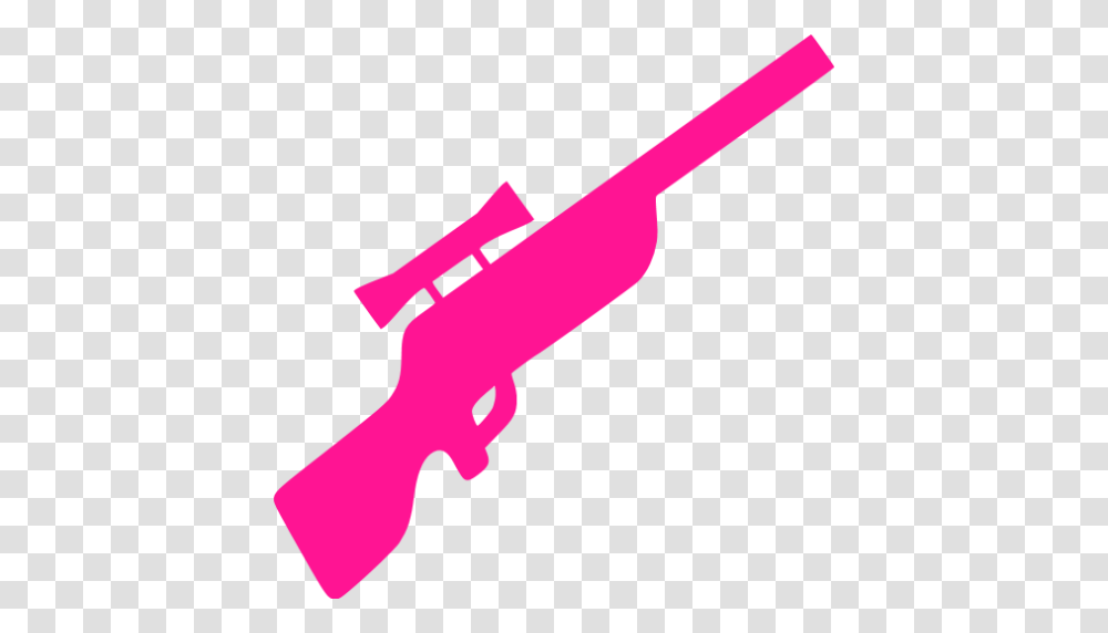 Deep Pink Sniper Rifle Icon, Axe, Tool, Leisure Activities, Musical Instrument Transparent Png
