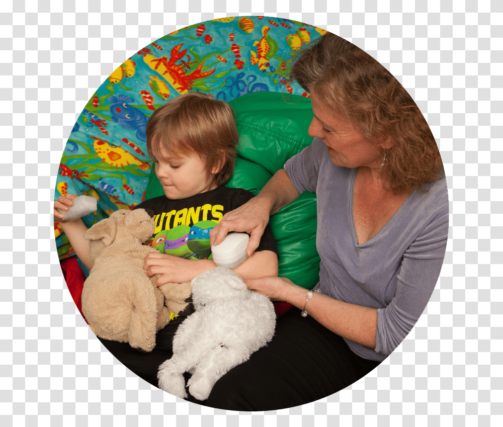 Deep Pressure Protocol Toddler, Person, Toy, Furniture, Plush Transparent Png