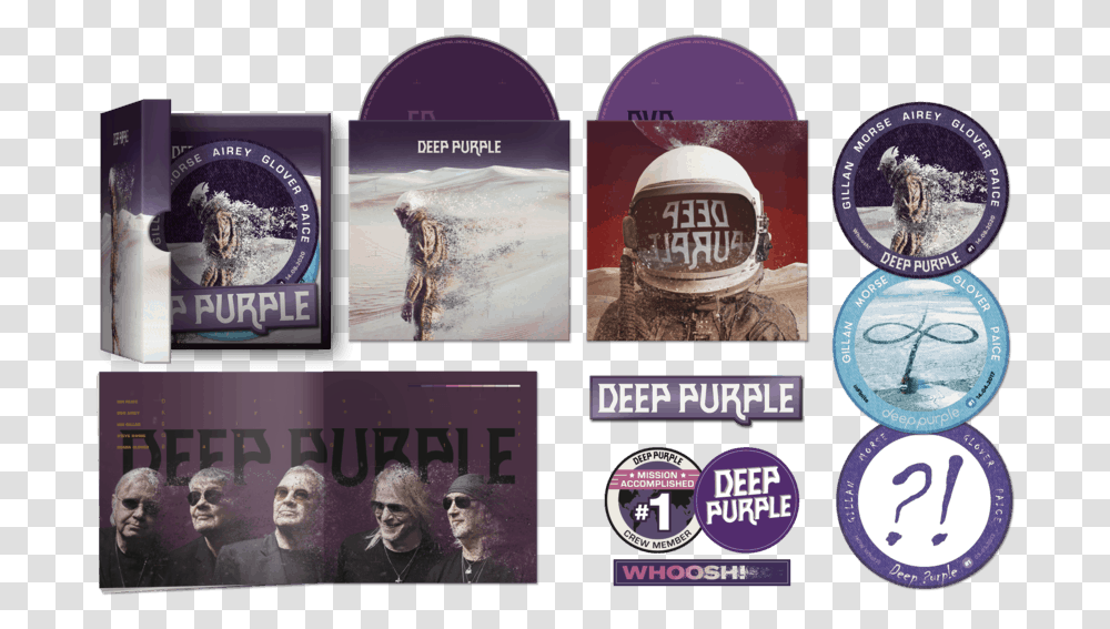 Deep Purple Deep Purple Whoosh Box Set, Person, Clothing, Advertisement, Poster Transparent Png