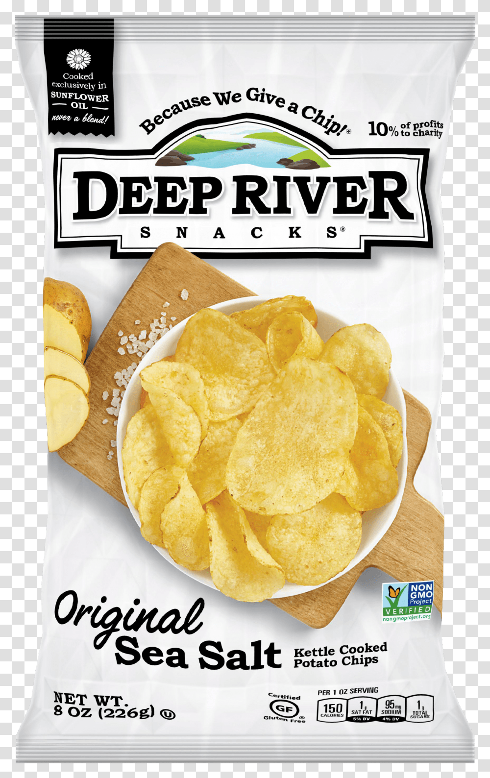 Deep River Sea Salt Chips Transparent Png