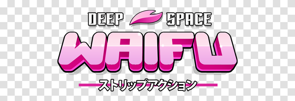 Deep Space Waifu Steamgriddb Deep Space Waifu Logo, Text, Hand, Label, Number Transparent Png