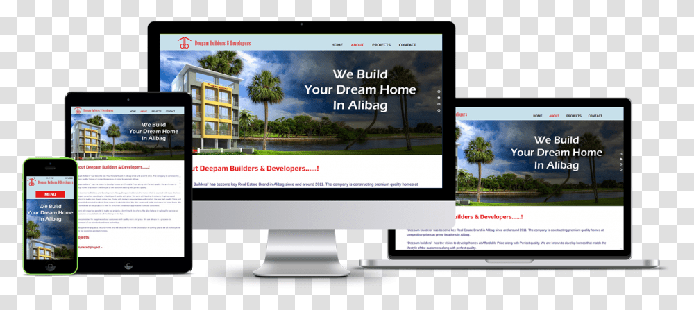 Deepam Builders Amp Developers Website Development, Mobile Phone, Electronics, Advertisement, Poster Transparent Png