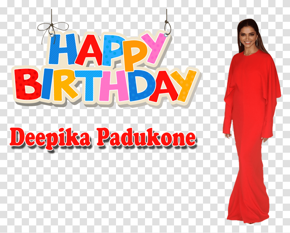 Deepika Padukone Free Standing, Person, Female, Coat Transparent Png