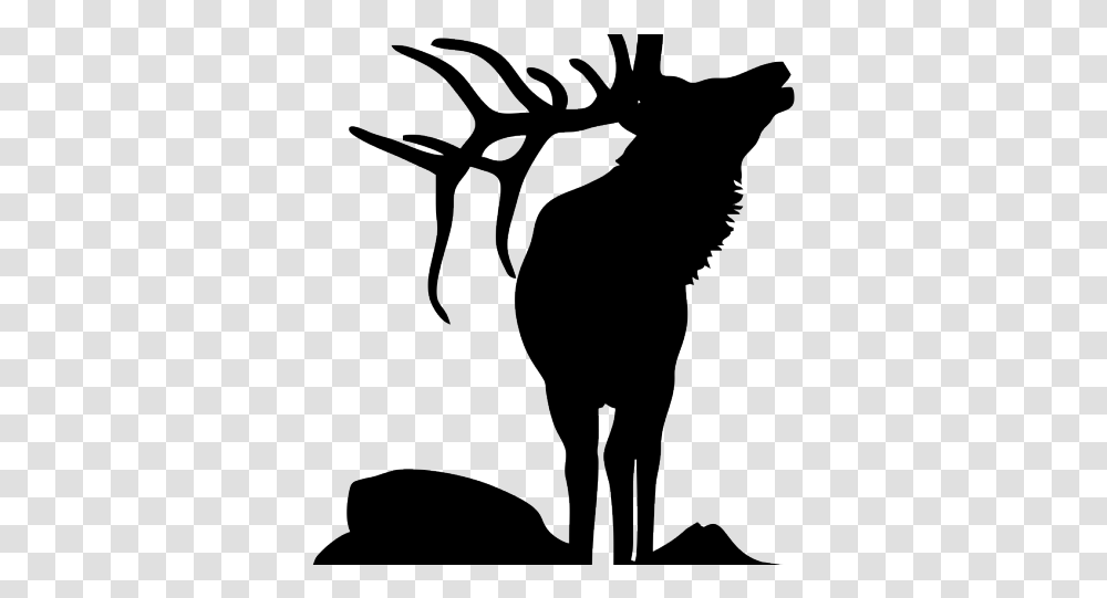 Deer And Tree Silhouette, Sport, Sports, Martial Arts, Stencil Transparent Png