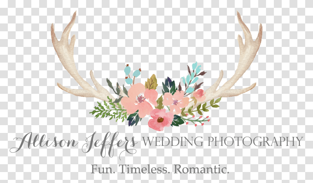 Deer Antler Clip Art Flowers With Antlers, Floral Design, Pattern Transparent Png