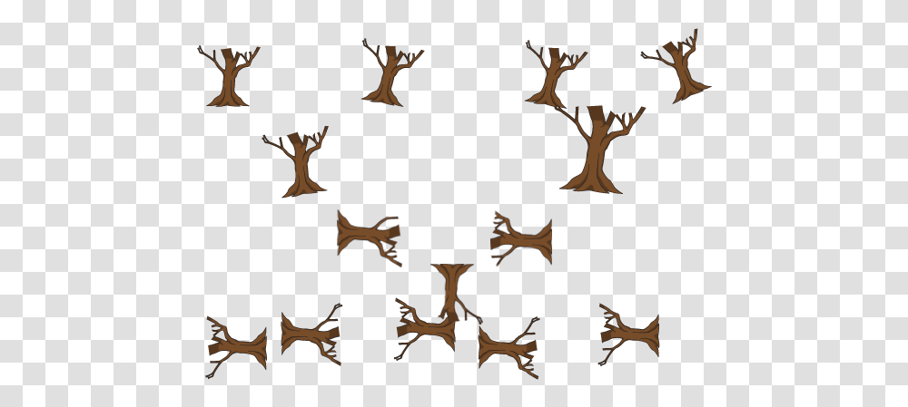 Deer, Antler, Person, Human, Silhouette Transparent Png