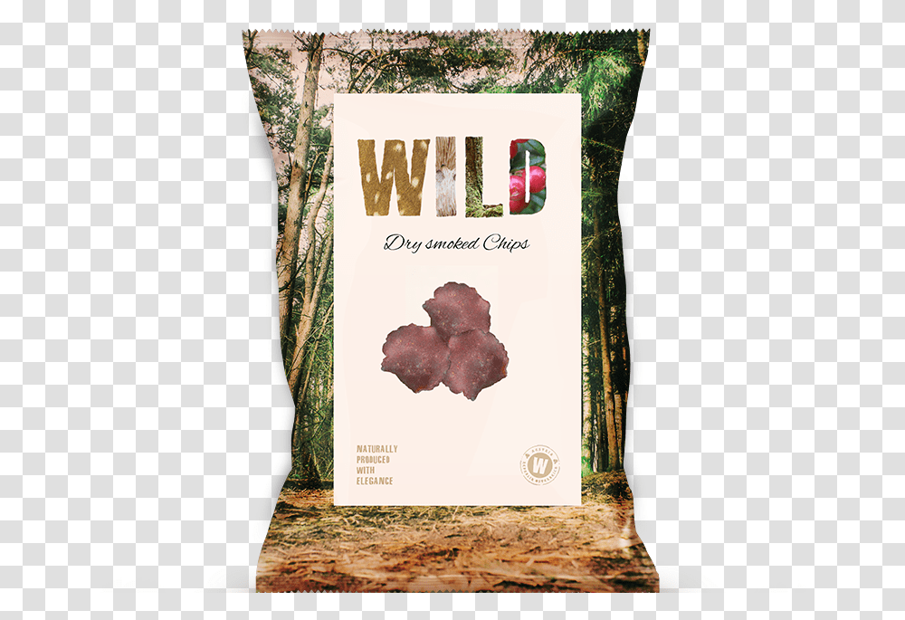 Deer Chips Wild Bag Product Chips Branding Grape, Cushion, Pillow, Plant, Advertisement Transparent Png