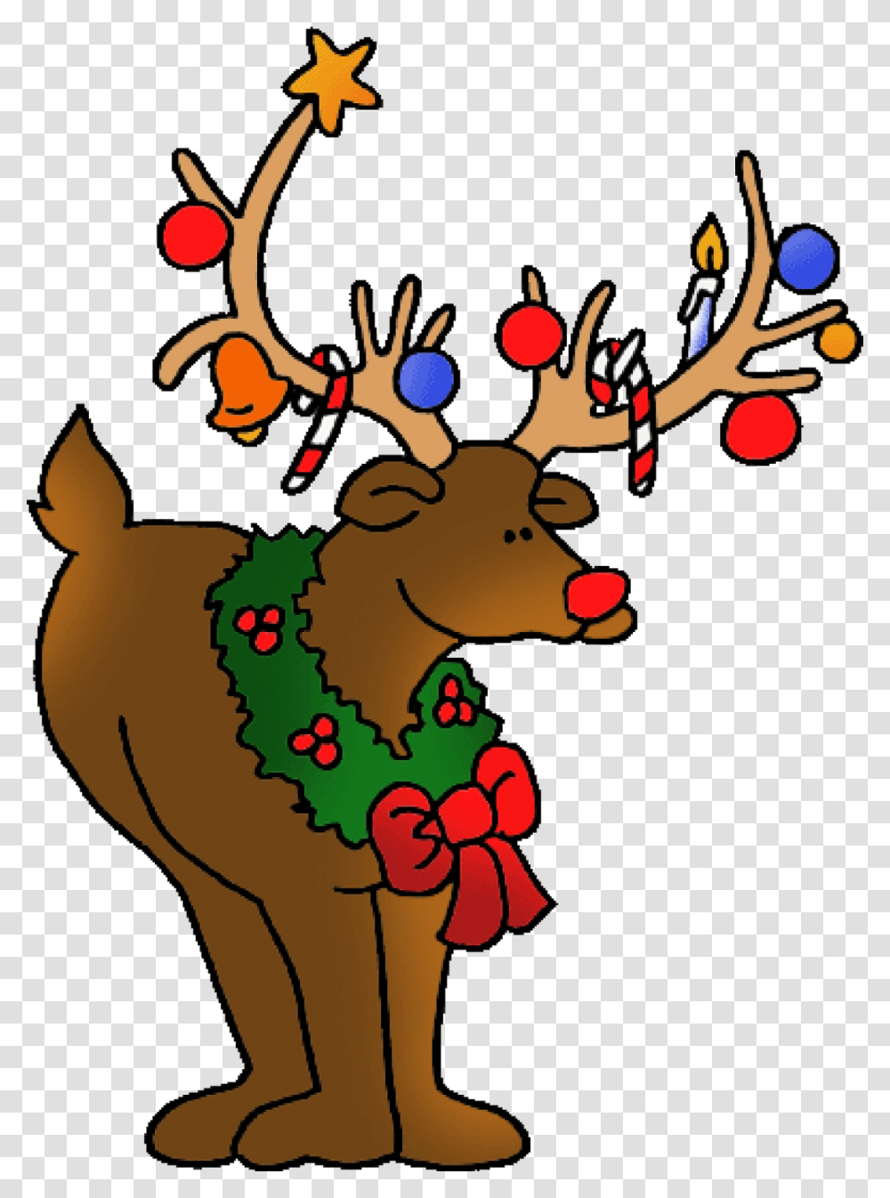 Deer Clip Art Christmas, Poster, Advertisement, Mammal, Animal Transparent Png