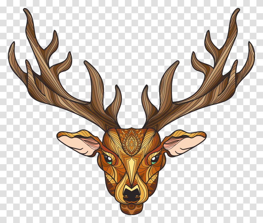 Deer Clip Art Image Free Searchpng Deer Totem, Antler, Elk, Wildlife, Mammal Transparent Png