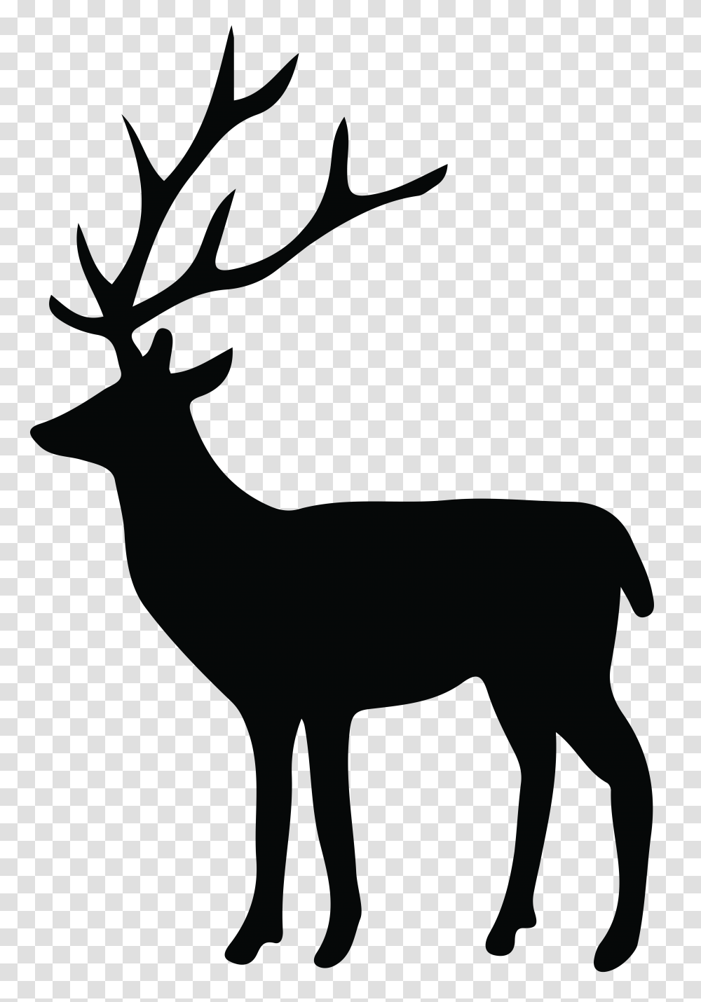 Deer Clipart Clip Art Images, Cross, Stencil Transparent Png