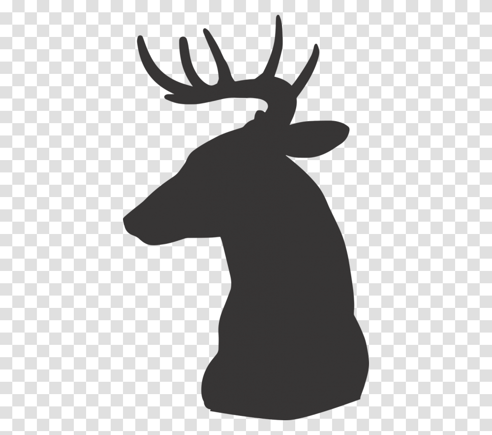 Deer Deer Silhouette Silhouette Animal Wild Siluet Kepala Rusa, Mammal, Wildlife, Kangaroo, Wallaby Transparent Png