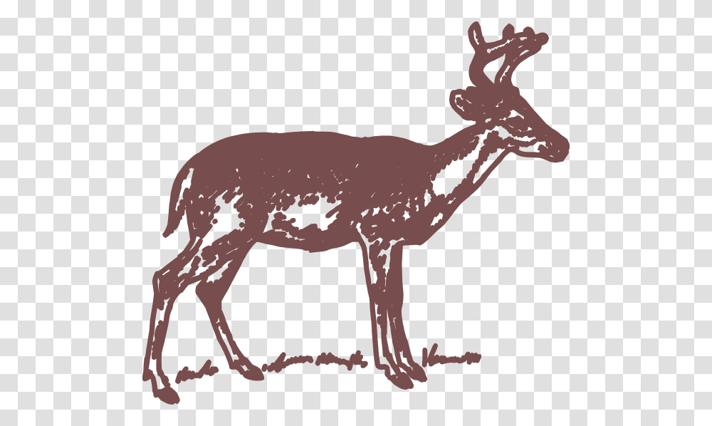 Deer Deer Wildlife Reindeer Clipart For Clip Art Black And White Deer, Animal, Mammal, Antelope, Horse Transparent Png