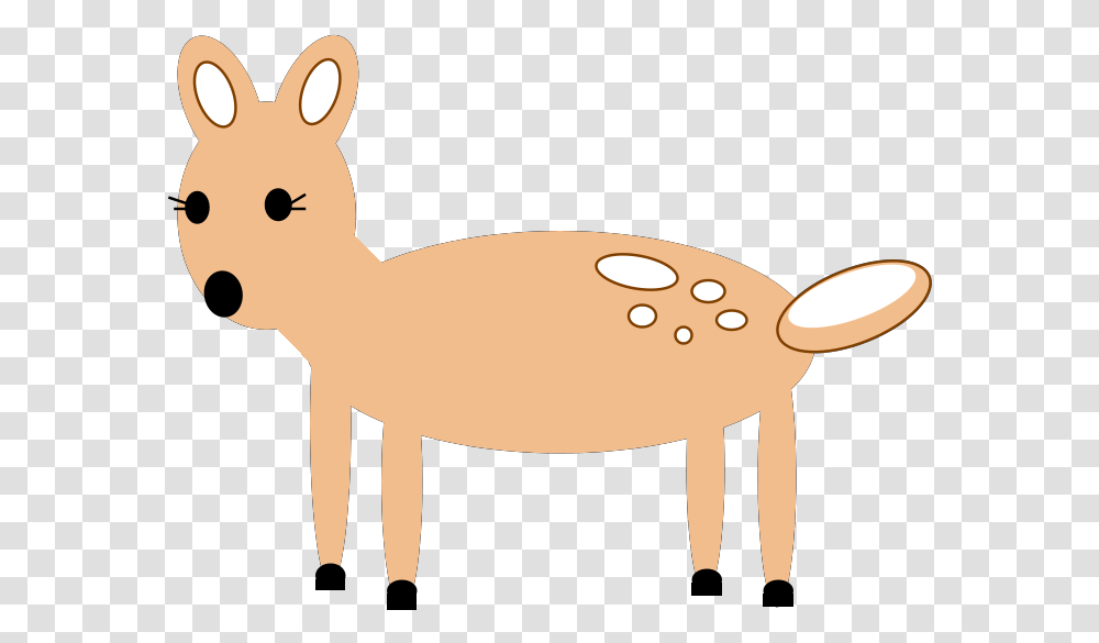 Deer Doe Svg Vector Clip Art Animal Figure, Mammal, Toy, Rodent, Kangaroo Transparent Png
